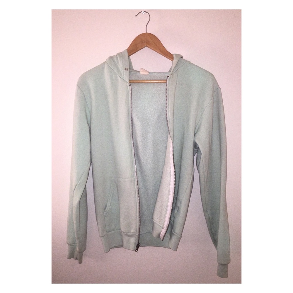 MINT ZIP-UP HOODIE
